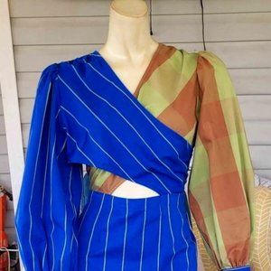 DESIGNER SAMMY---Women's Long Sleeve A-Line Dress